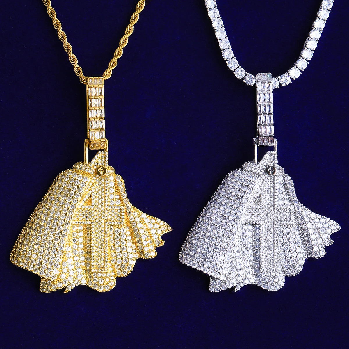 Four Horseman | VVS Diamond CZ Apocalypse Cloaked #4 Iced Blinged Out Chain Necklace