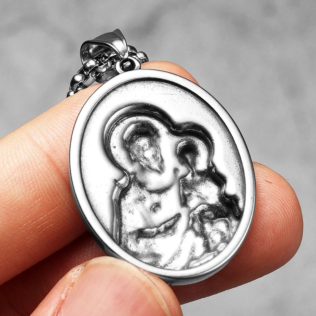 The Saints Collection | No Fade solid Stainless Steel Catholic St.Andrew Powerful Amulets