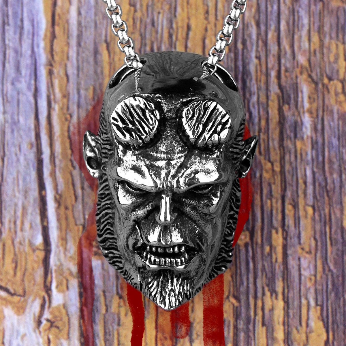 Hellboy Anung Un Rama | 316L No Fade Stainless Steel Street Style Pendant Chain