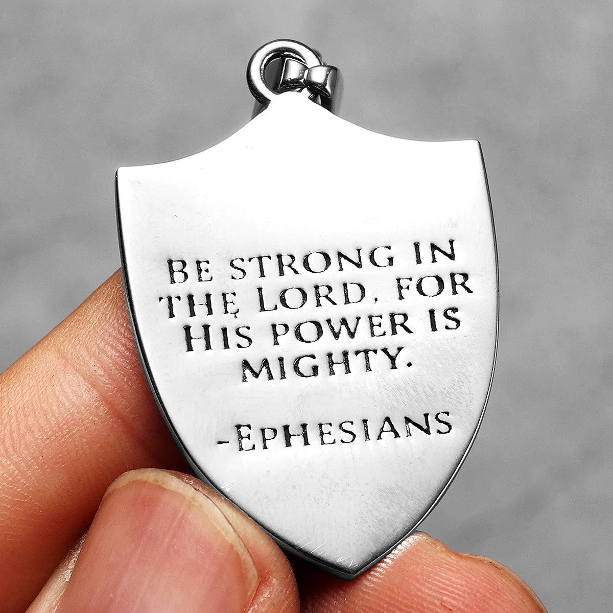 Guardian Collection | 316L No Fade Stainless Steel St. Michael Shield of Protection Pendant