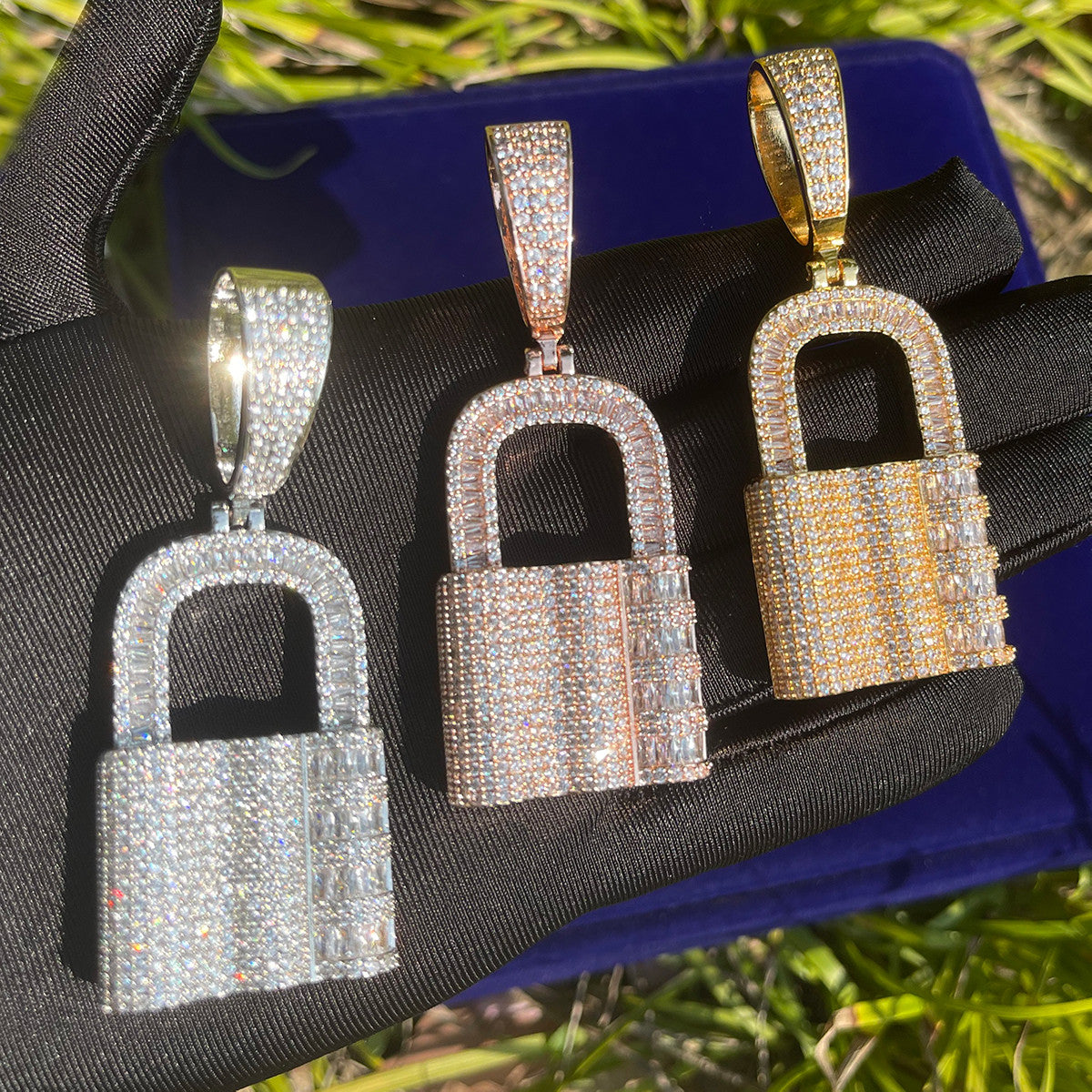 Game On Lock | Hip Hop Combination Deadbolt Pendant Chain Necklace