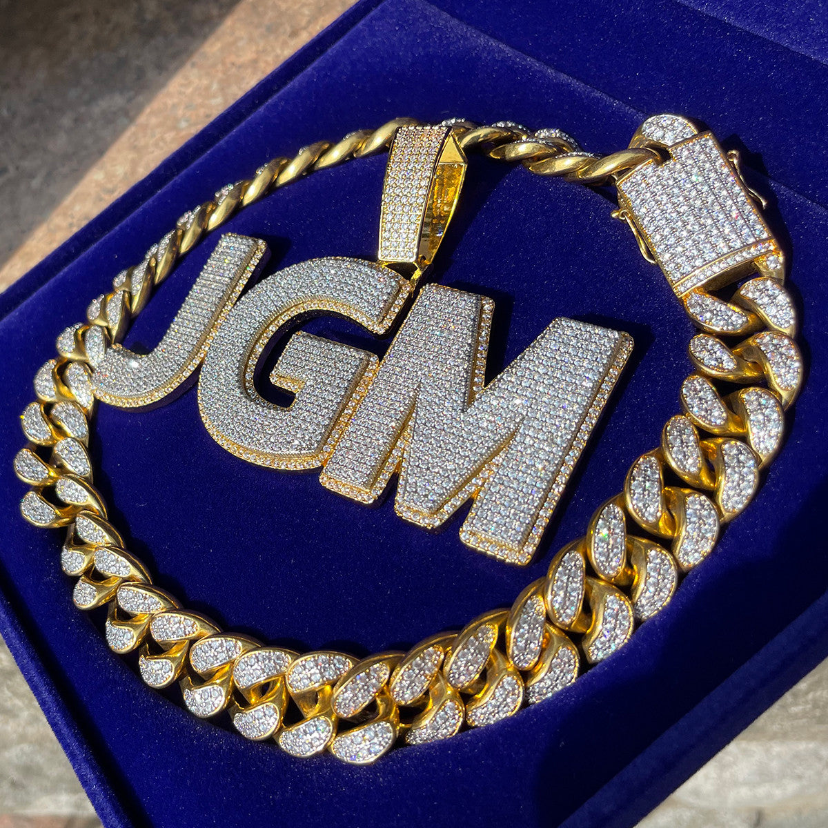 IcedGrail | Personalized Prong Set VVS Diamond CZ Custom Made Hip Hop Pendant