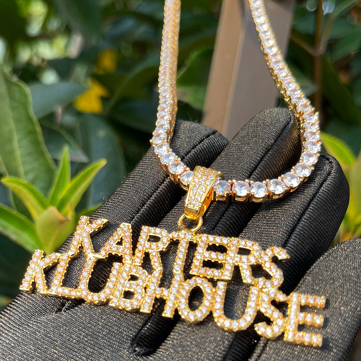 The Klubhouse | 4 Prong Set VVS Diamond CZ Classic Personalized Hip Hop Pendant