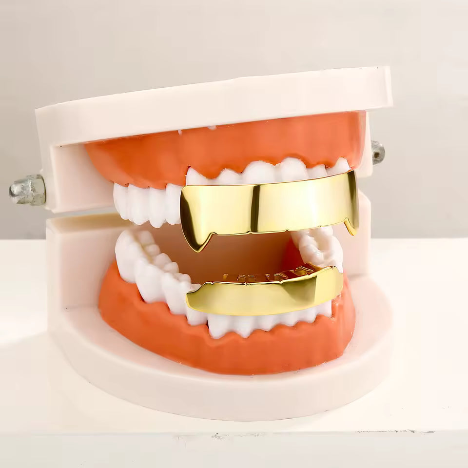 The Futuristic | Vamp Grill Plate Hip Hop Top Bottom Set Mouth Tooth Teeth Grillz