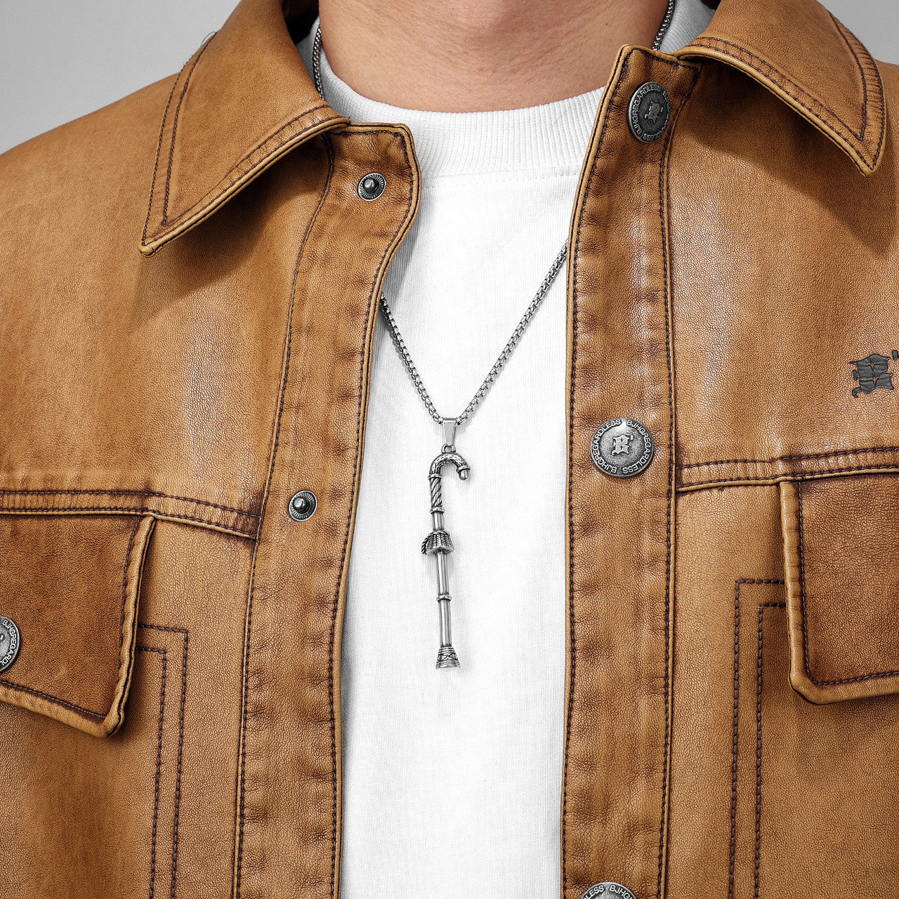 Christmas Collab | Candy Cane Santa Clause Solid Stainless Steel Holiday Pendants