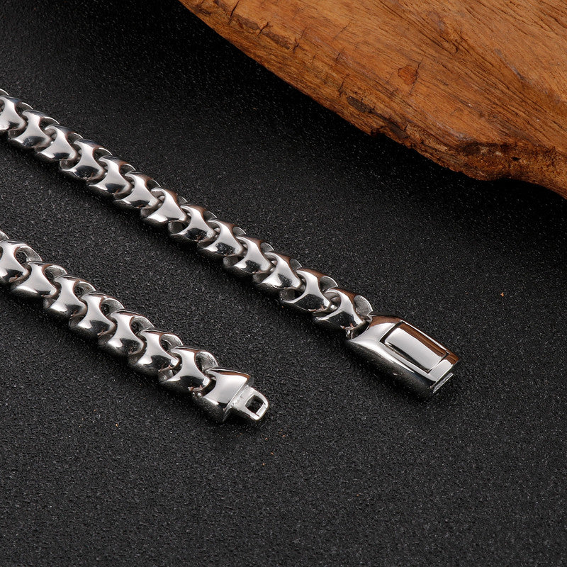 RoyalArgent | Men's Stainless Steel Royal Bone Cuban Link Chain