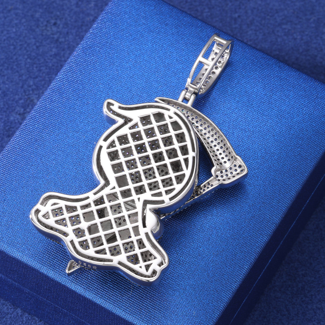 Kill'em Softly | Moissanite Diamond Solid Sterling Silver Baby Grimm Reaper Hip Hop Pendant
