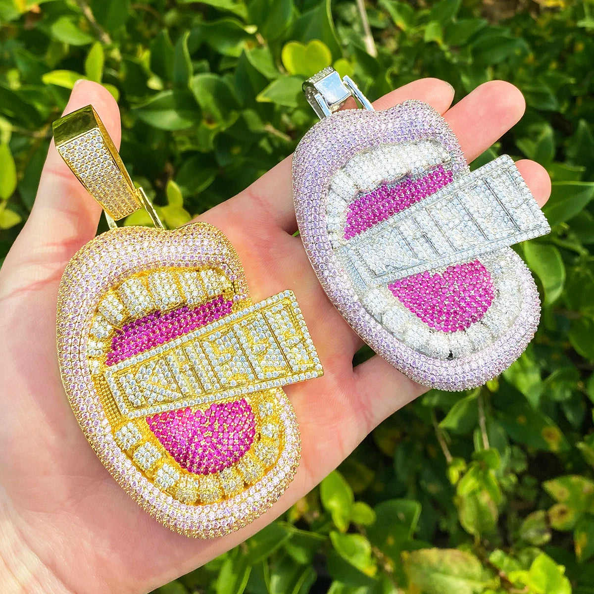 Loud Cap | VVS Diamond CZ KHEEE Meme Iced Blinged Out Hip Hop Chain Pendant