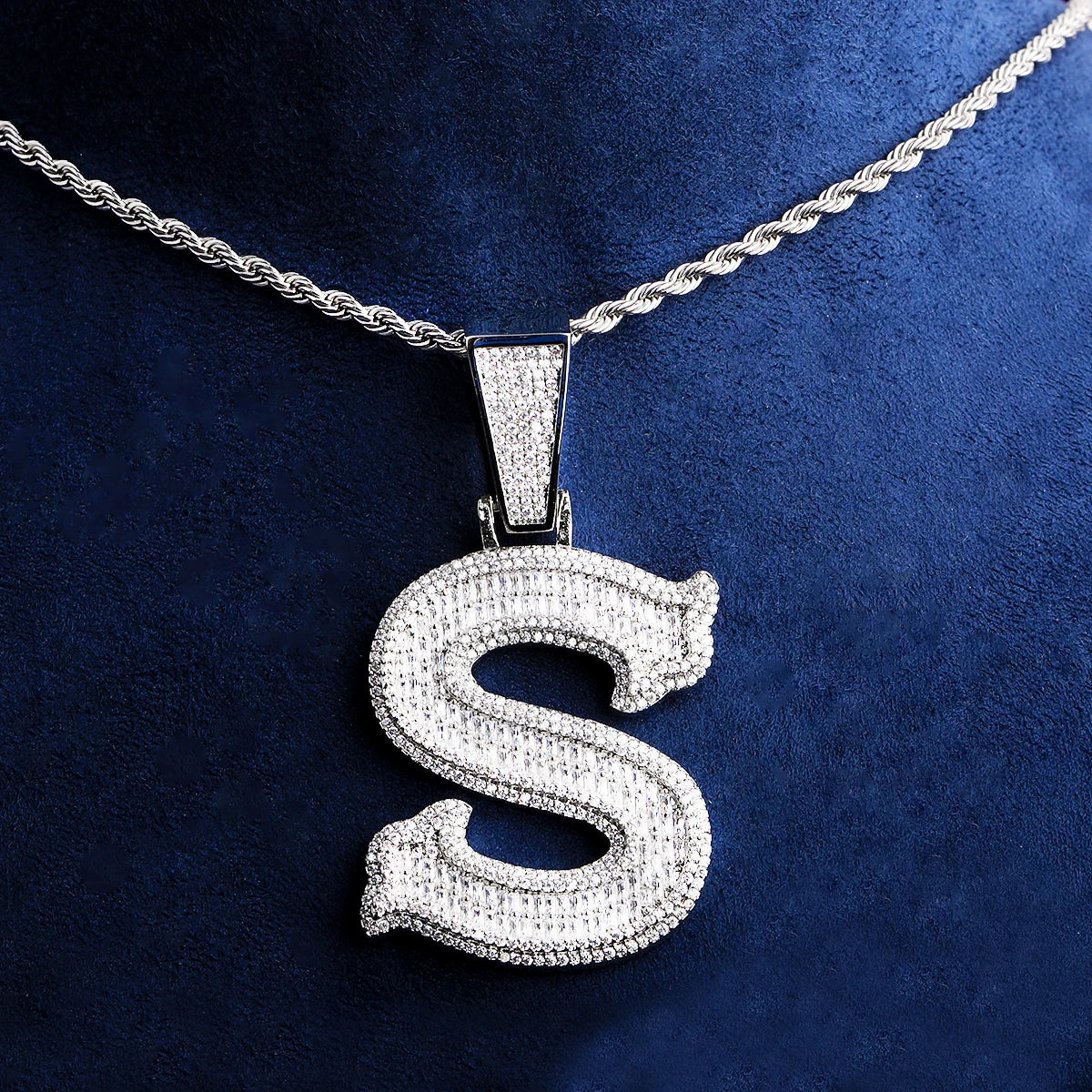 Trap Boss | VVS Diamond CZ Custom Made Iced Blinged Out Nameplate Pendant