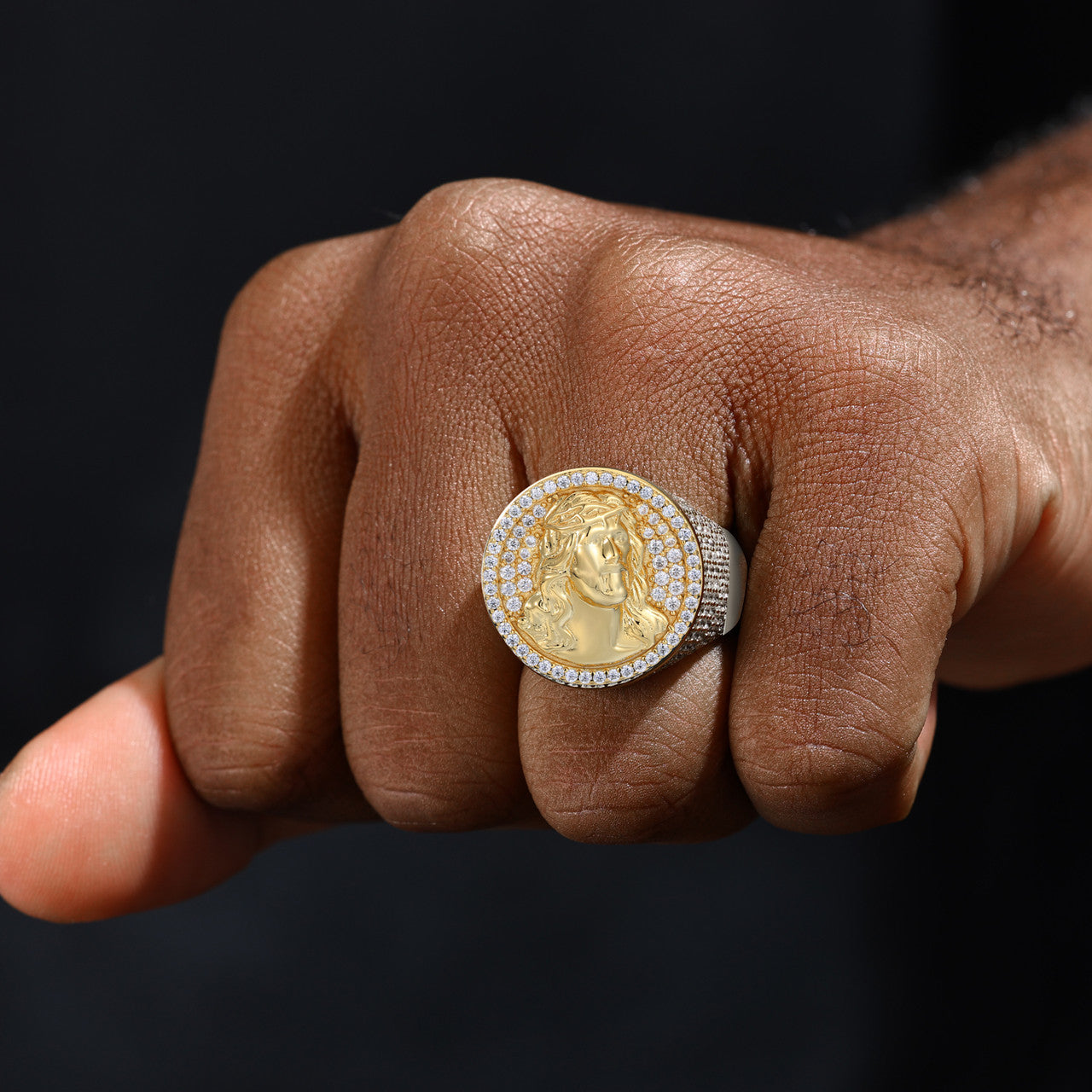 Jesus the Don | Genuine Moissanite Diamond Sterling Silver Jesus Rings
