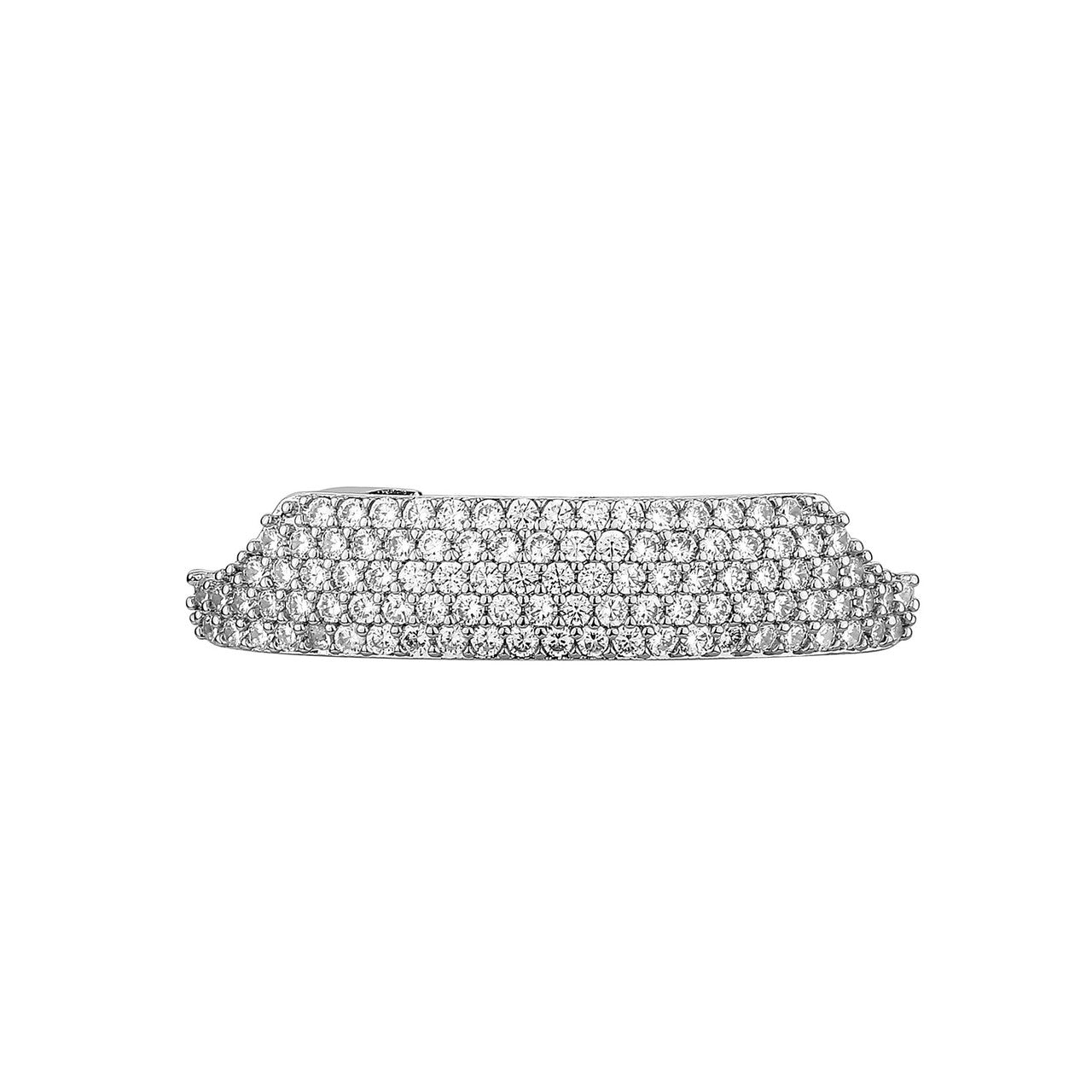 Grill Plate | VVS Diamond CZ Mouth Teeth Top Bottom Hip Hop Grillz Set