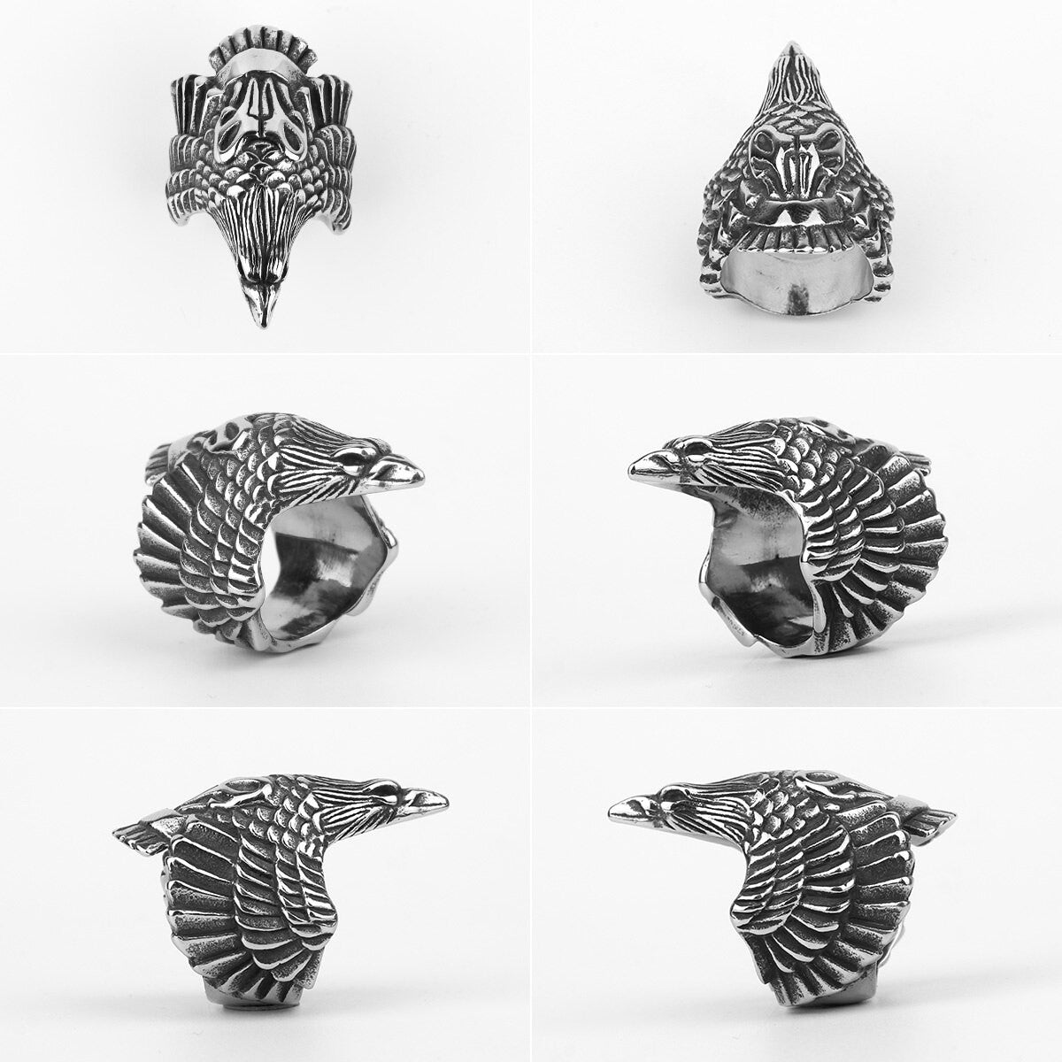 Wild Goose | Mens No Fade Stainless Steel Wild Goose Chase Classic Personality Rings
