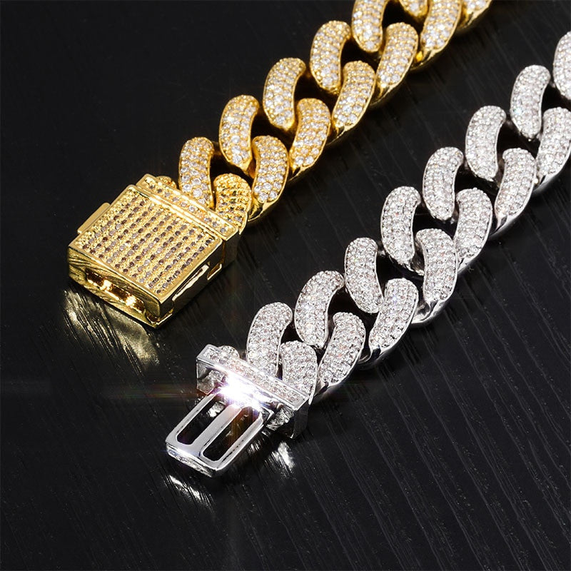 14mm Hip Hop Micro Pave Bling Bracelet