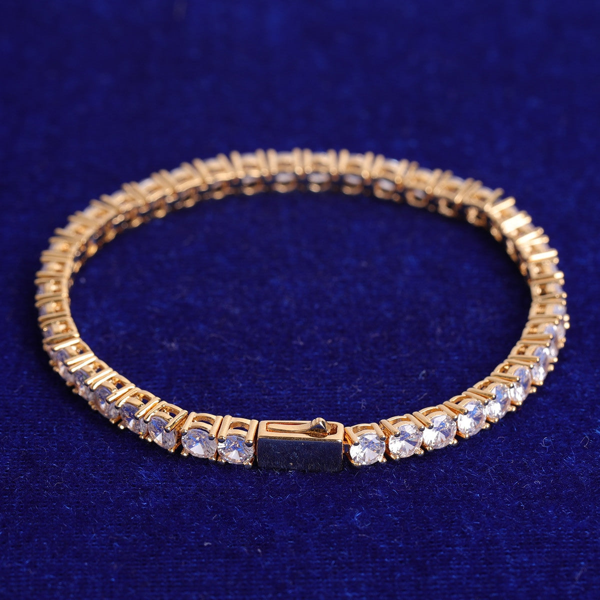 Still Water | VVS Diamond CZ Spring Clasp 3mm-6mm Bling Tennis Chain Bracelet