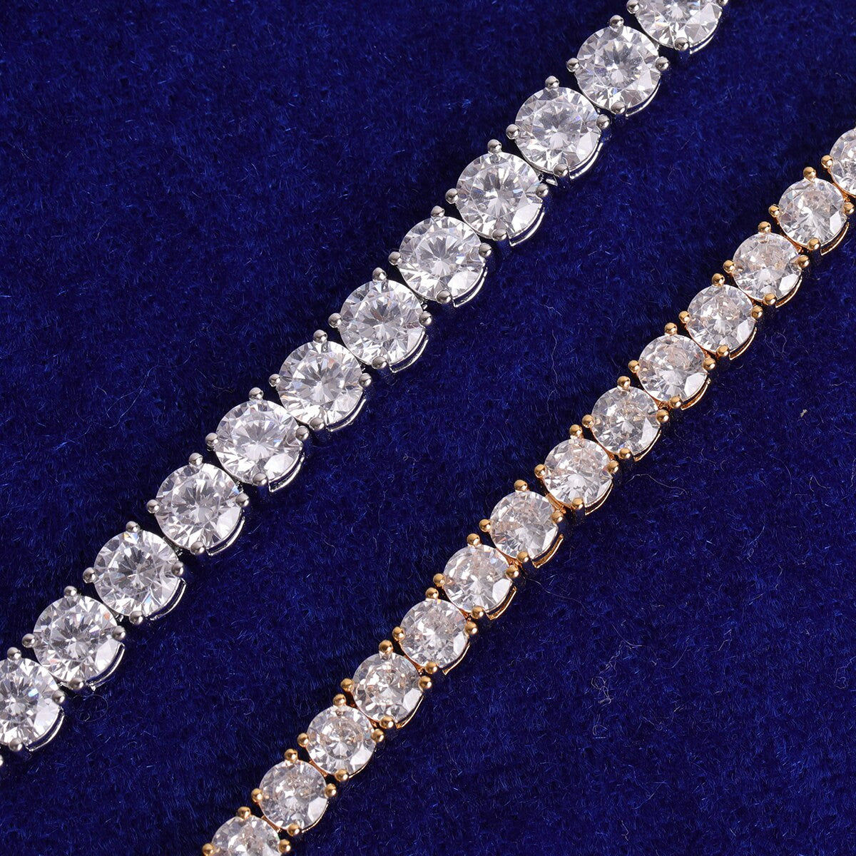 Still Water | VVS Diamond CZ Spring Clasp 3mm-6mm Bling Tennis Chain Bracelet