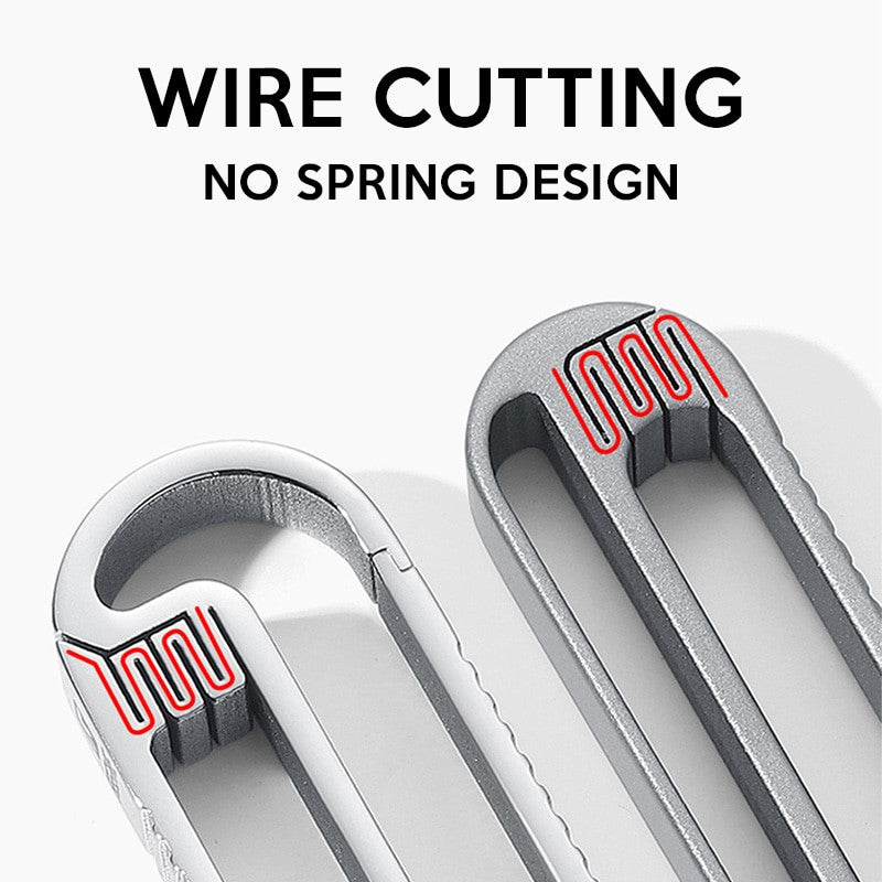 Mens Luxury Titanium Car Key Ring Keychain Buckle Holder