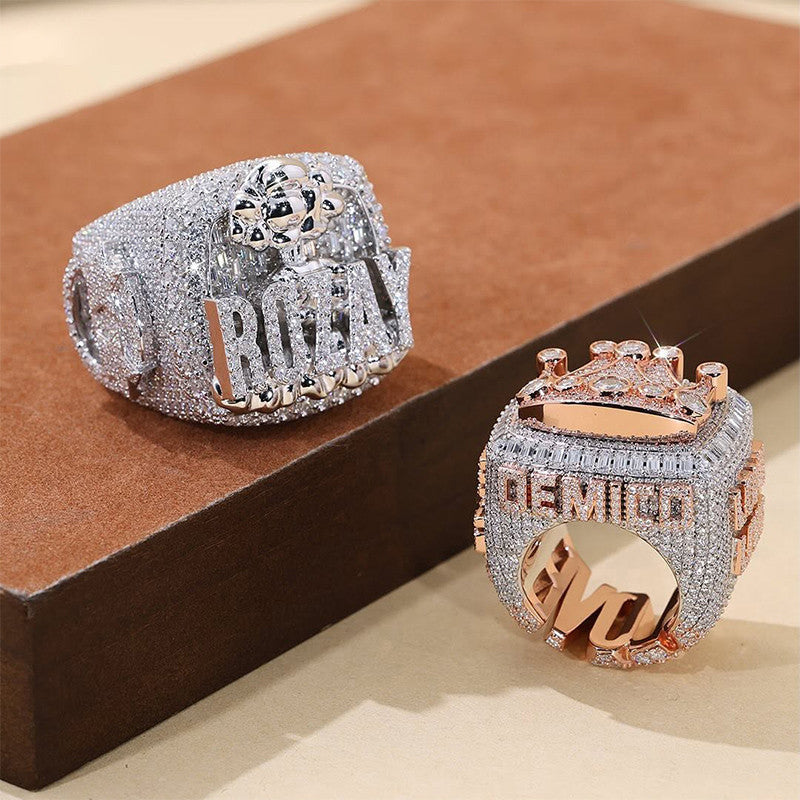Elevate Your Style Game with Hood Champ's Championship Rings: A Fusion of Hip Hop Jewelry and Iced Out Trends