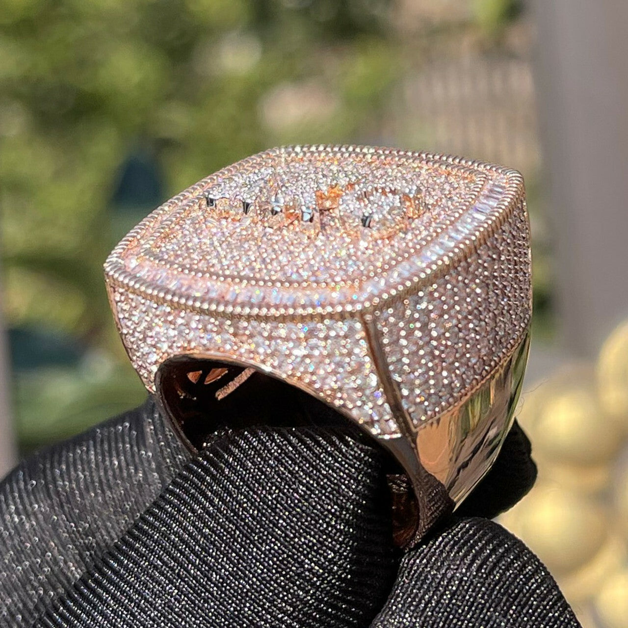 Custom Rapper Rings Custom Rings | Hip Hop Jewelry | Custom Blinged Out Jewelry | Bling Jewelz