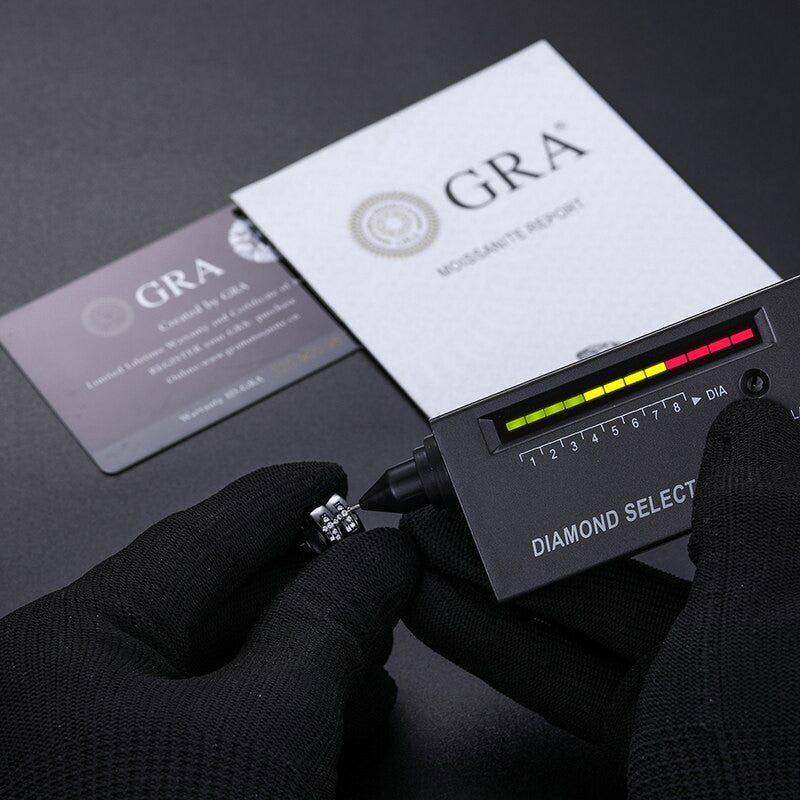 Mens Unique Style Solid 925 Silver Genuine VVS Diamond Black Huggie Cross Hip Hop Earrings