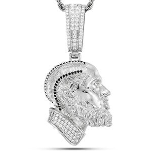 The Immortal | Nipsey Hustle Hip Hop 14k Gold .925 Silver Bling Iced Pendant Chain Necklace