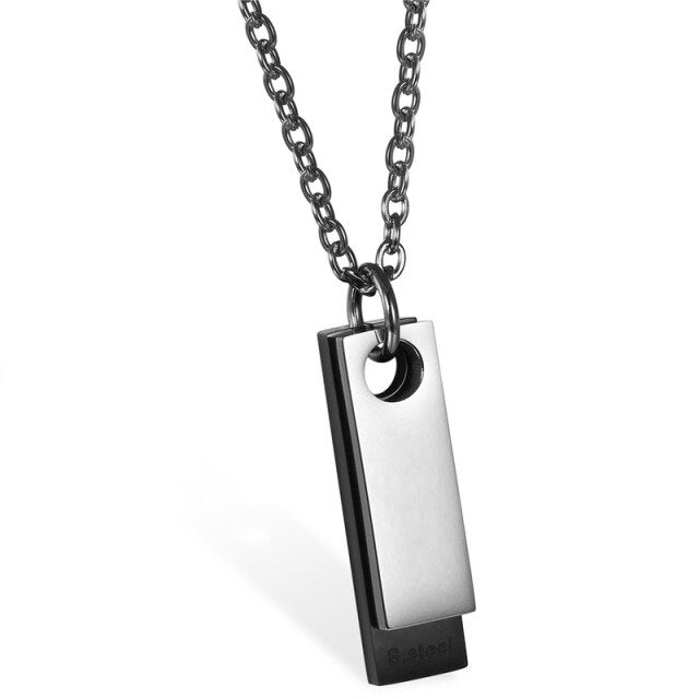 New Fashion Casual Style Geo Shape Contemporary Street Wear Pendant Chain Necklace