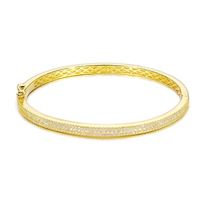 Genuine VVS Diamond Thin Cuff 925 Solid Sterling Silver Hip Hop Casual Bangle Bracelets