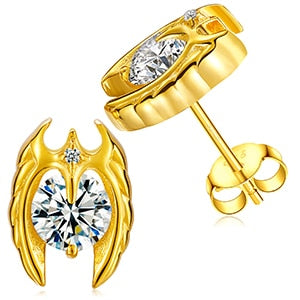 Genuine VVS Diamond Stone Solid Silver Ascher Cut Square Iced Blinged Out Earrings