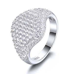 Mens Genuine VVS Diamond Baguette Solid Sterling Silver Hip Hop Cross Ring