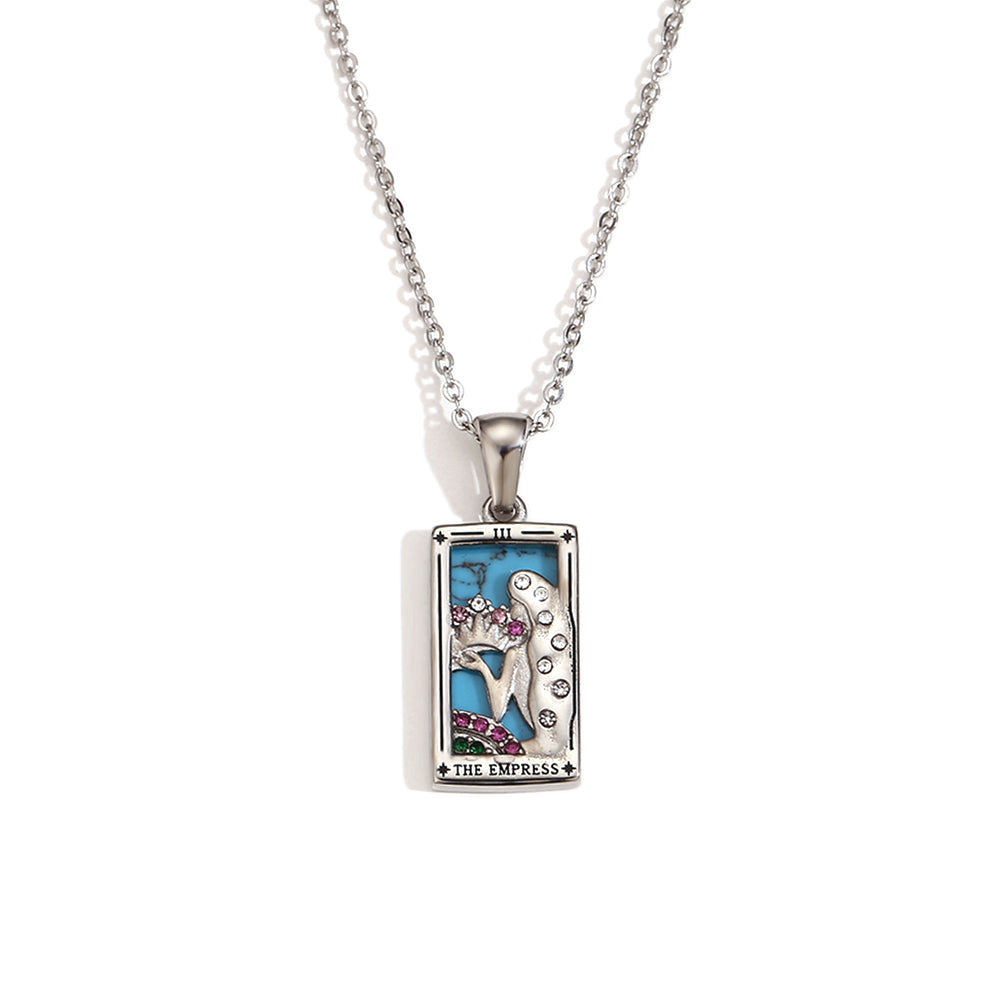 Tarot Queen | Magic Moon 18k Gold over no Fade Stainless Steel Love Forever Necklace