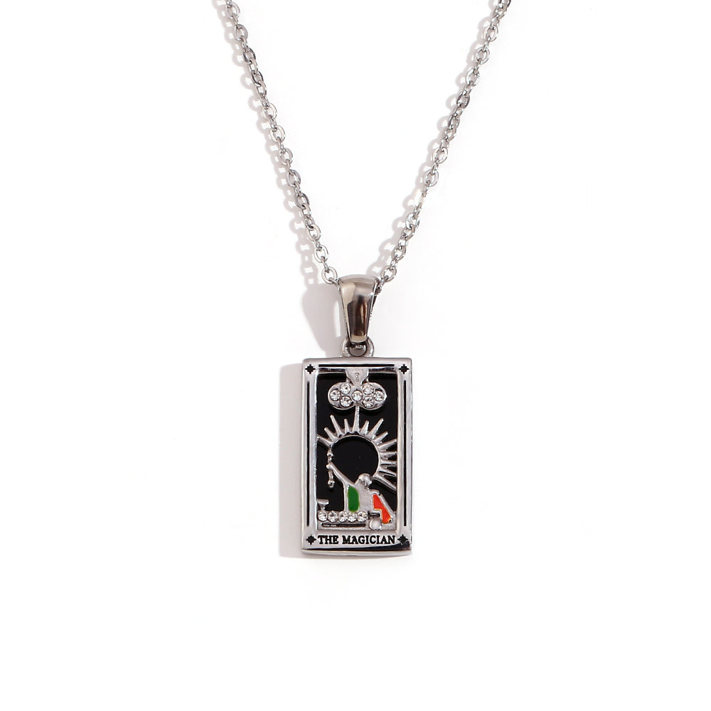 Tarot Queen | Magic Moon 18k Gold over no Fade Stainless Steel Love Forever Necklace