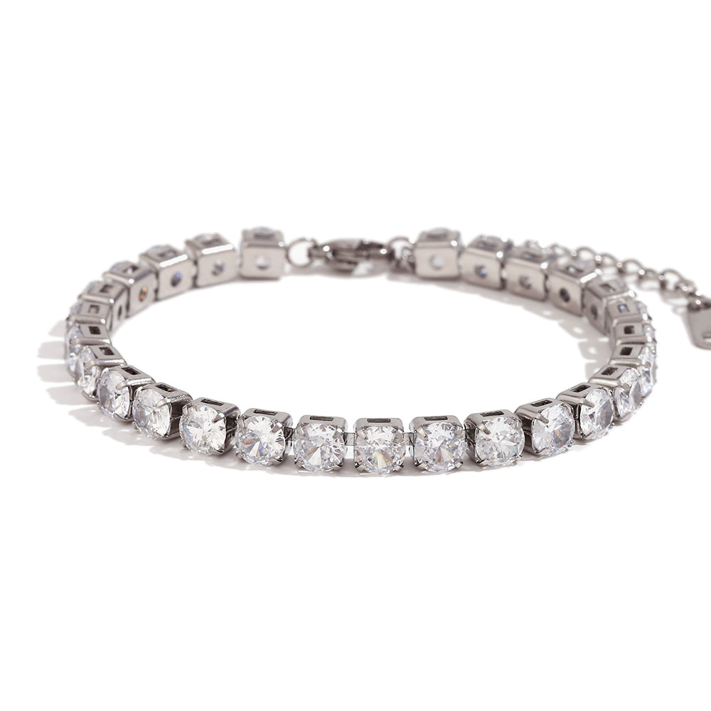 Tennis Anyone | VVS Diamond CZ 18k Gold Waterproof Stainless Steel Bling Tennis Bracelets