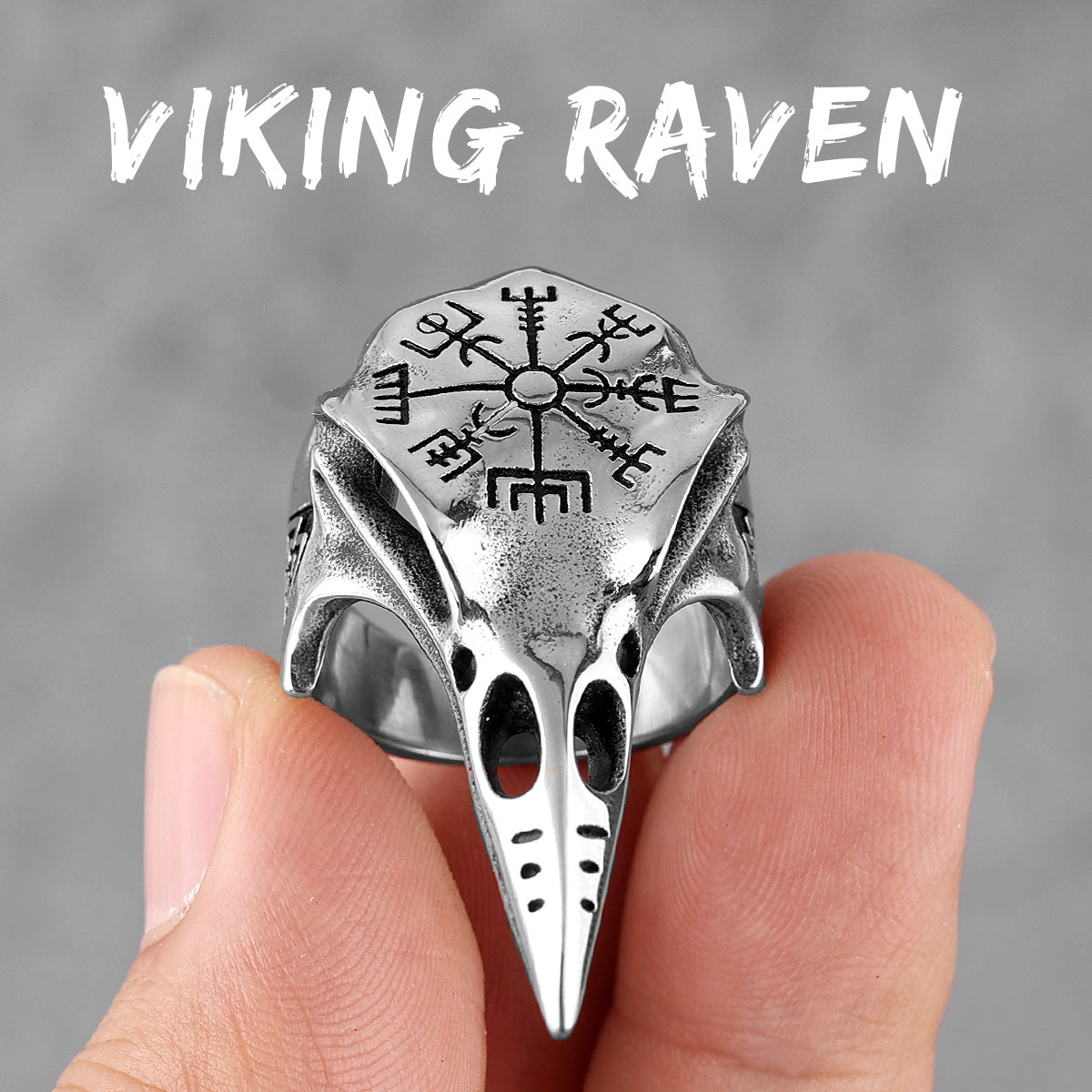 Crow Skull | No Fade Stainless Steel Gold Silver Black Street Wear Men's Designer Rings