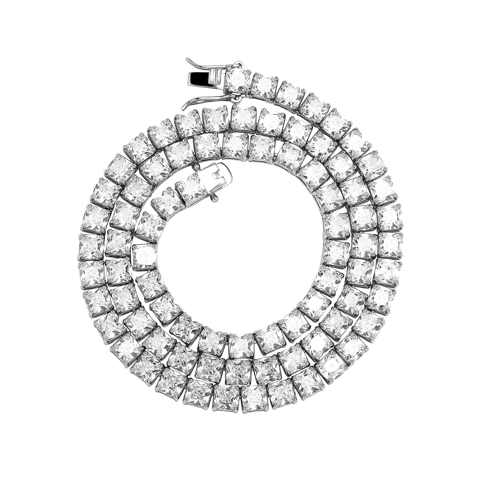 Iced Windows | VVS Diamond CZ Newest 4mm/5mm Square Hop Hop Tennis Chain