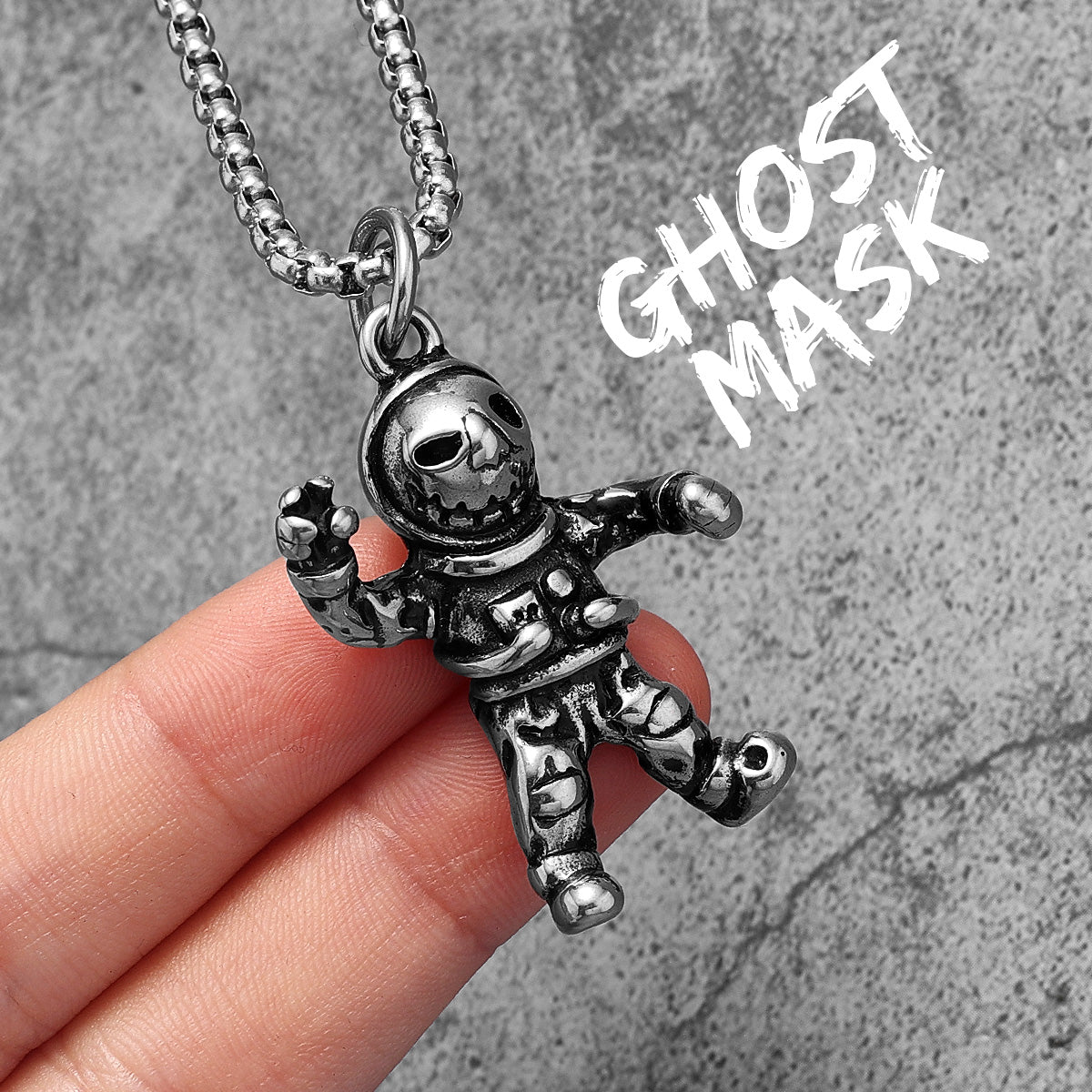 Spaceman | Meditating Astronaut 316L No Fade Stainless Steel Unique Hip Hop Pendant