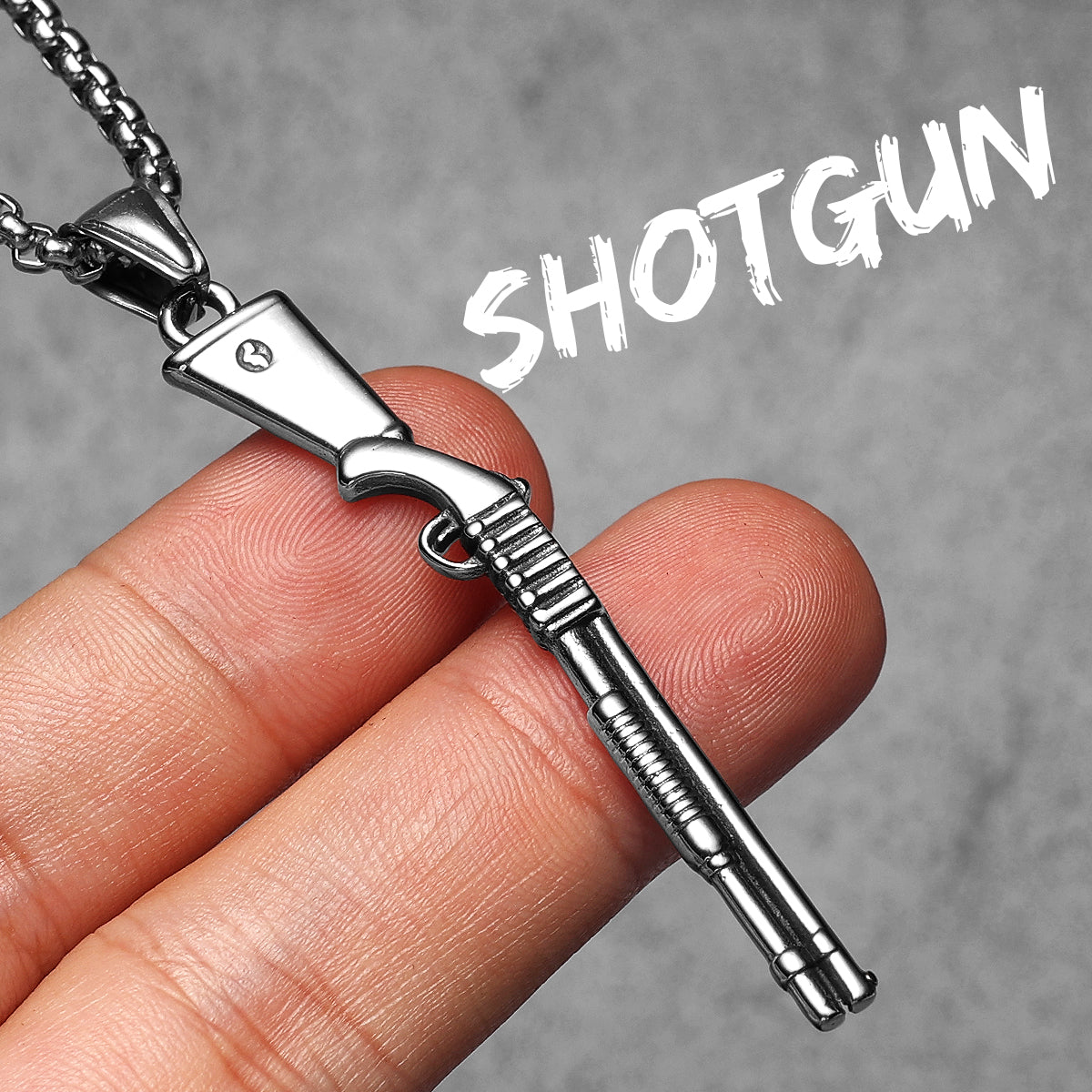 Locked Loaded | 316L Stainless Steel Hip Hop Chain Street Wear Gun Series Pendants