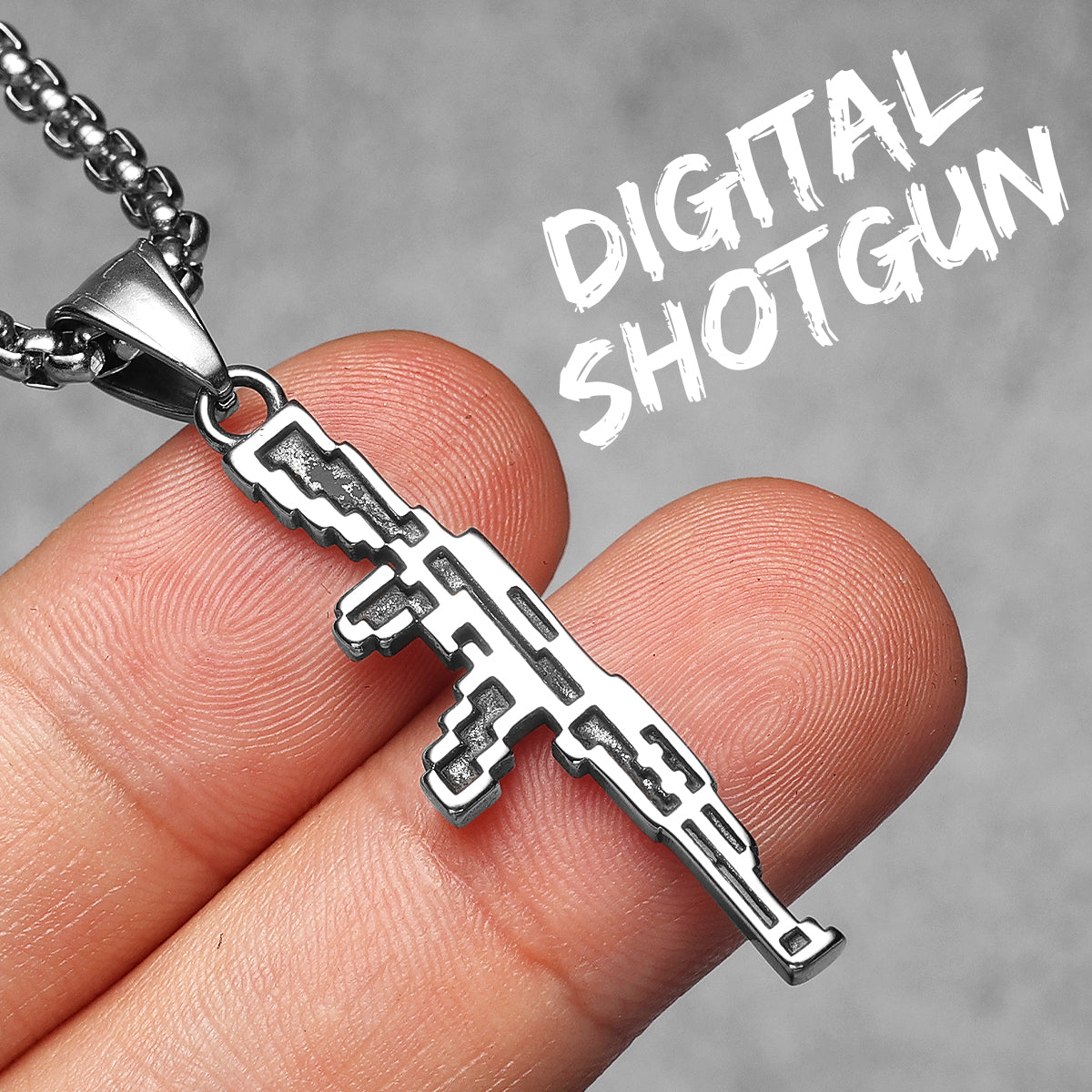 Locked Loaded | 316L Stainless Steel Hip Hop Chain Street Wear Gun Series Pendants