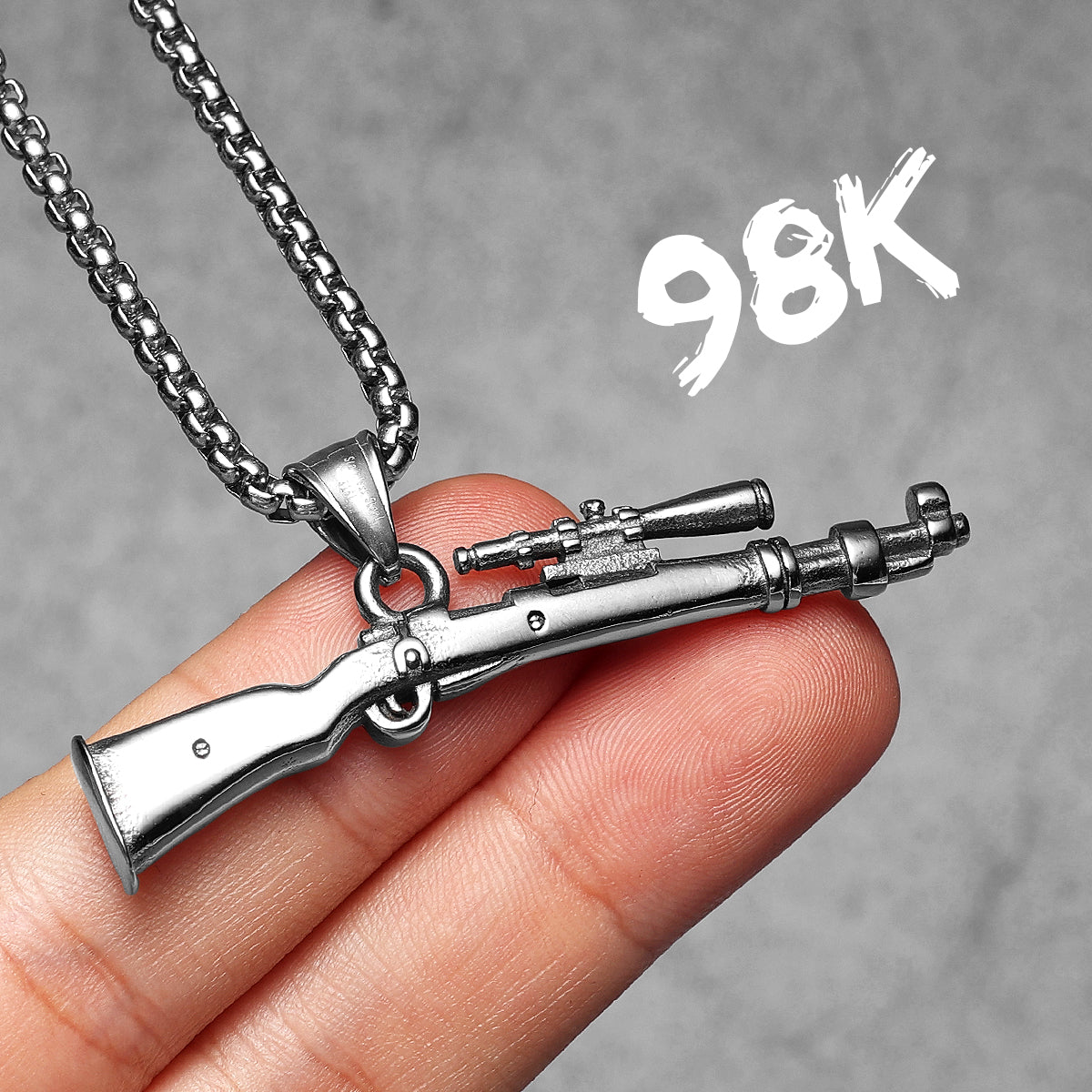 Locked Loaded | 316L Stainless Steel Hip Hop Chain Street Wear Gun Series Pendants