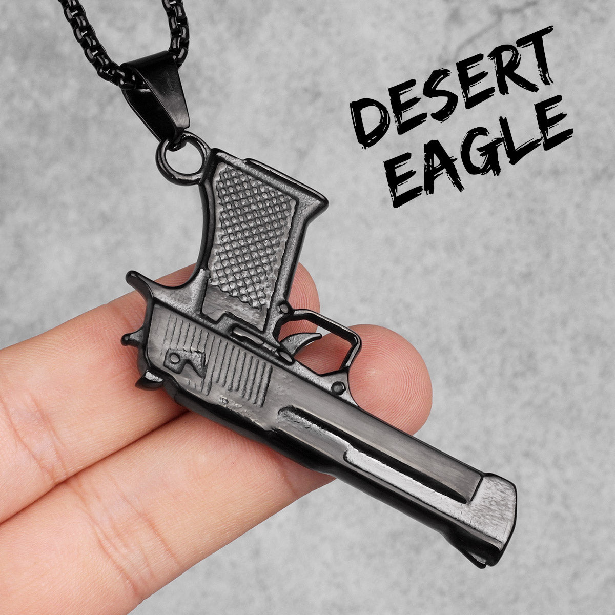Locked Loaded | 316L Stainless Steel Hip Hop Chain Street Wear Gun Series Pendants