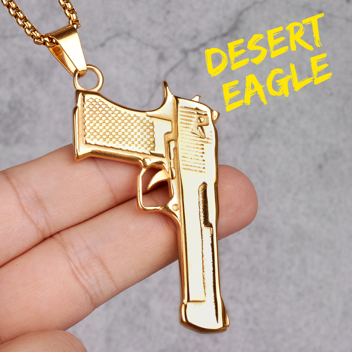 Locked Loaded | 316L Stainless Steel Hip Hop Chain Street Wear Gun Series Pendants
