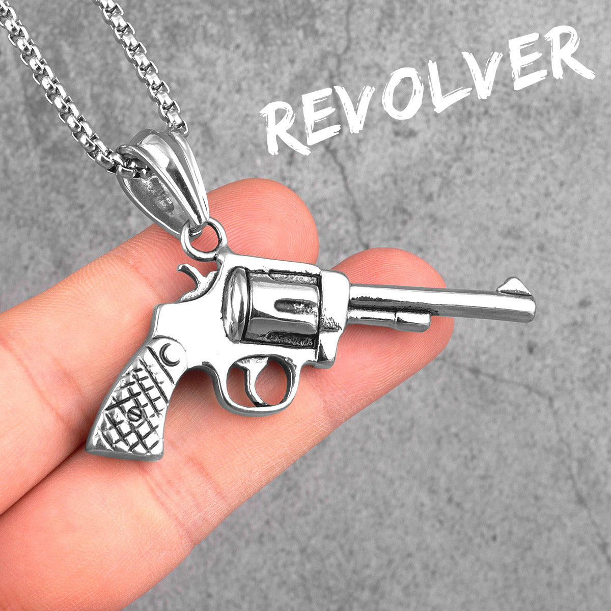 Locked Loaded | 316L Stainless Steel Hip Hop Chain Street Wear Gun Series Pendants