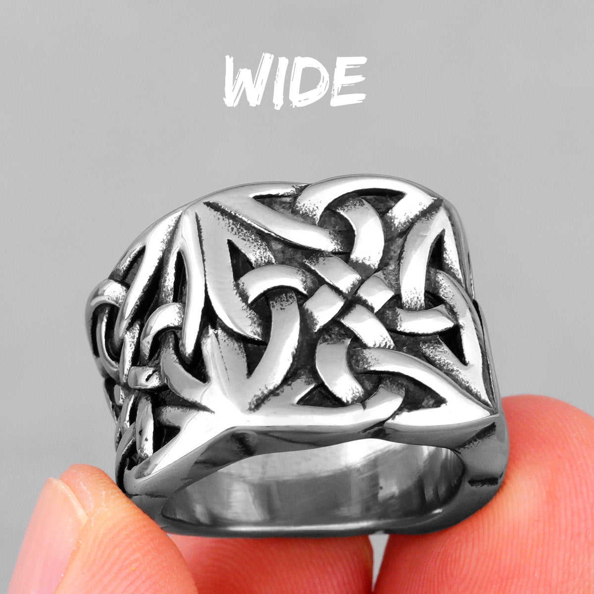 Tied Knot | 316L No Fade Stainless Steel Lovers Couple Unique Love Rings