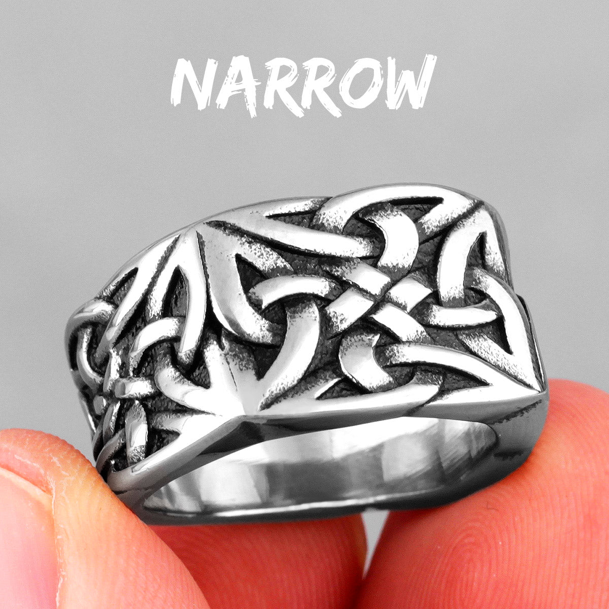 Tied Knot | 316L No Fade Stainless Steel Lovers Couple Unique Love Rings