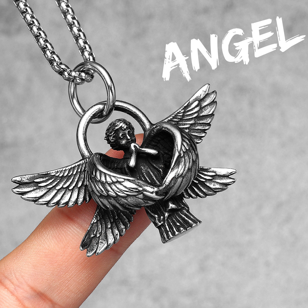 Angels Wings Collection | 316L No Fade Stainless Steel Wings of Angels Pendants