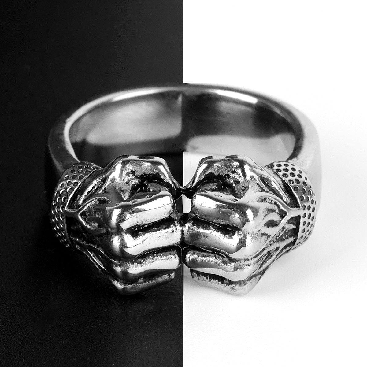 The Fist | 316L Stainless Steel Angry Fist Of Power Street Wear Ring
