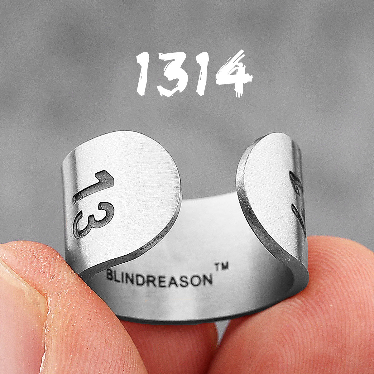 1314 Korea Style | 14k Gold Brushed Over No Fade Stainless Steel Couples Rings