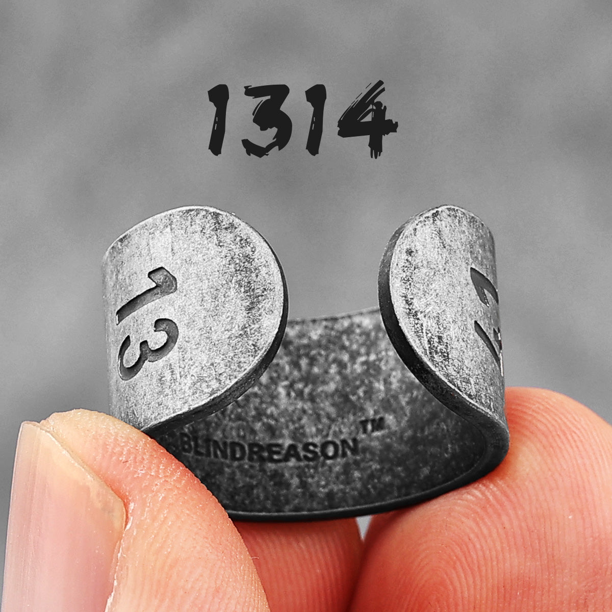 1314 Korea Style | 14k Gold Brushed Over No Fade Stainless Steel Couples Rings