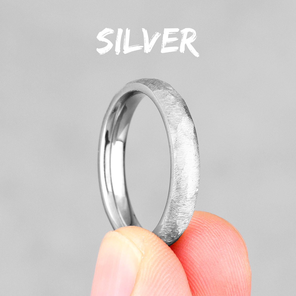 Charm Simple | 14k Gold Over No Fade Stainless Steel Brushed Couples Rings