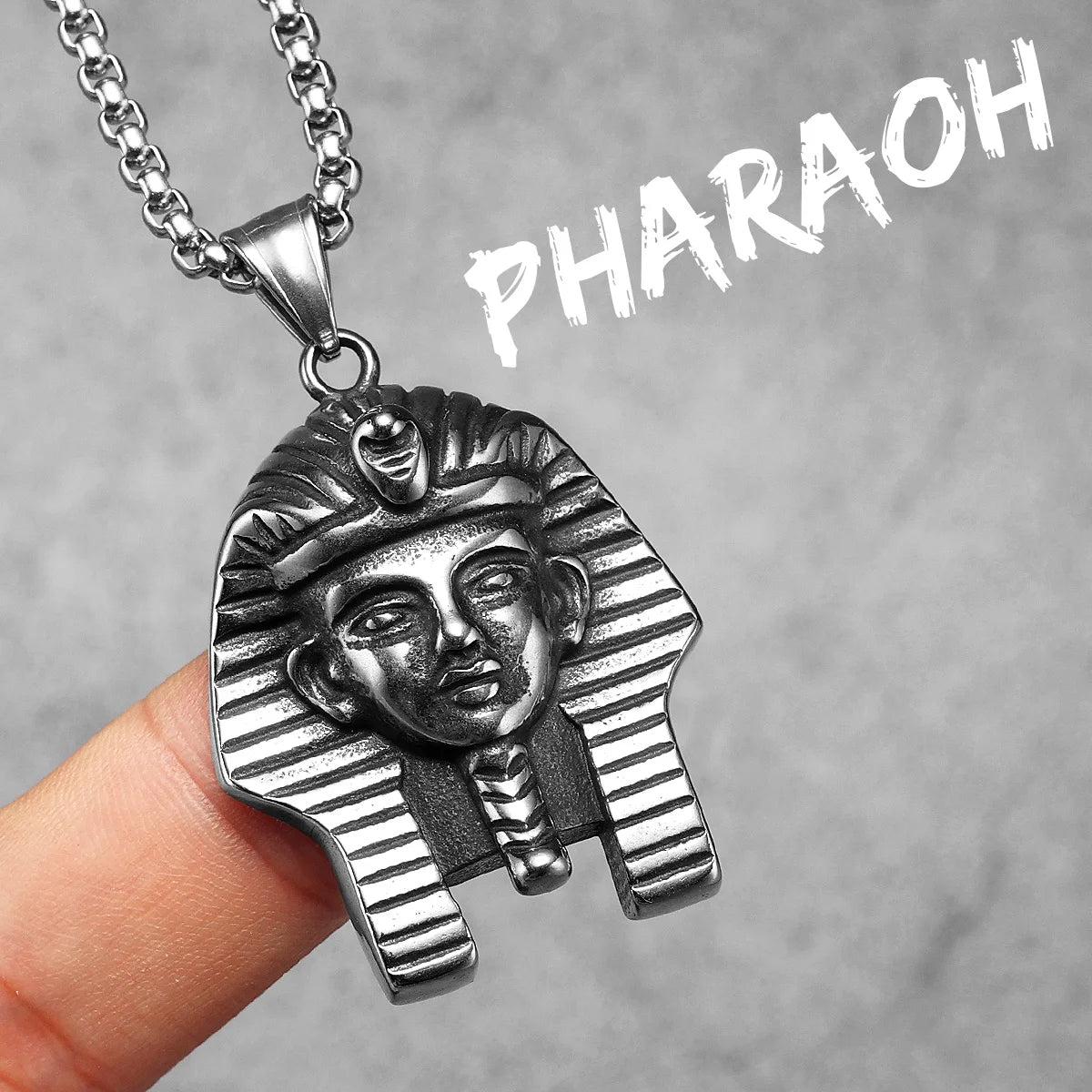 Egypt Pharaoh | No Fade Stainless Steel Ancient African Egyptian Hip Hop Pendant