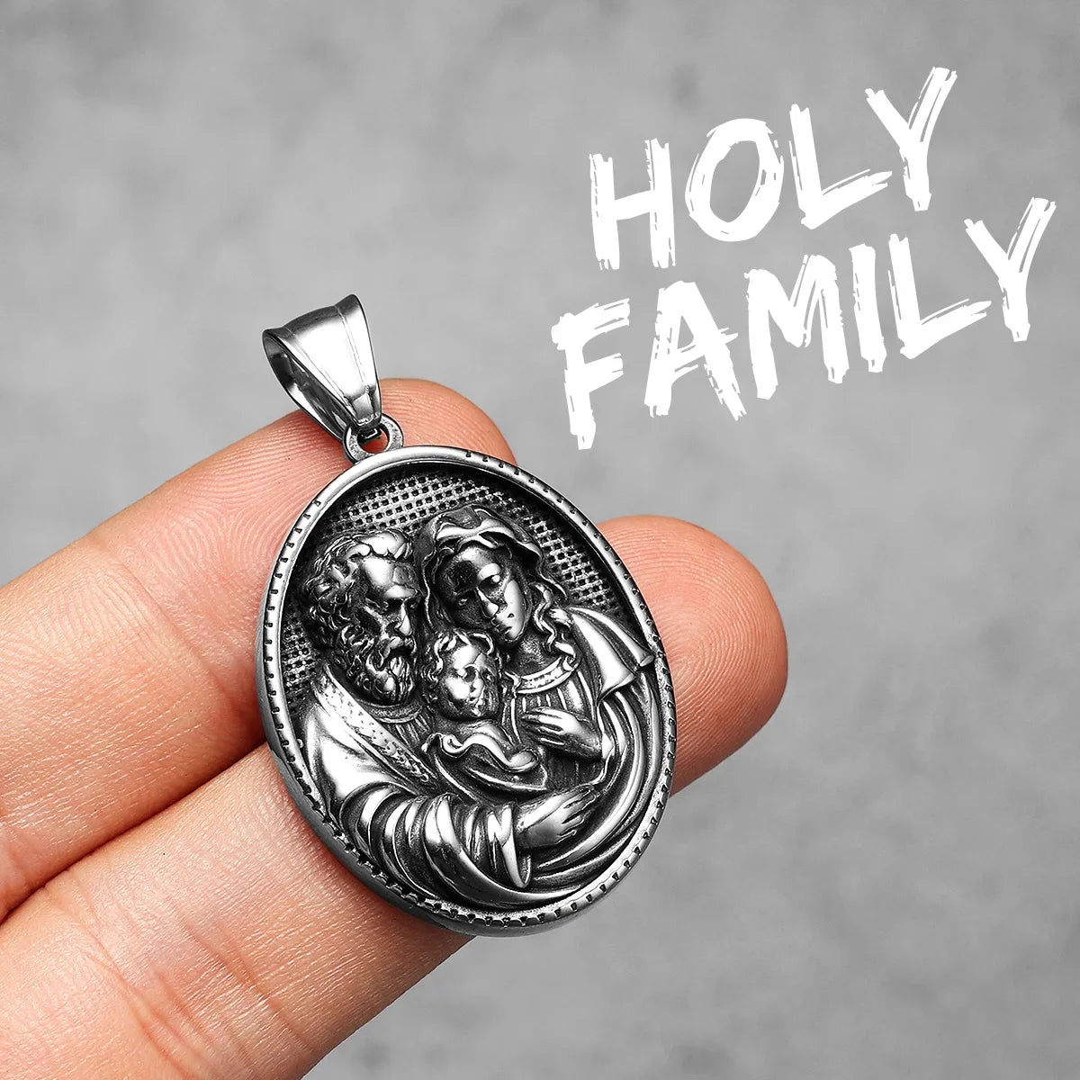 Spiritual Collection | 316L No Fade Stainless Steel Angels Saints Spiritual Pendants
