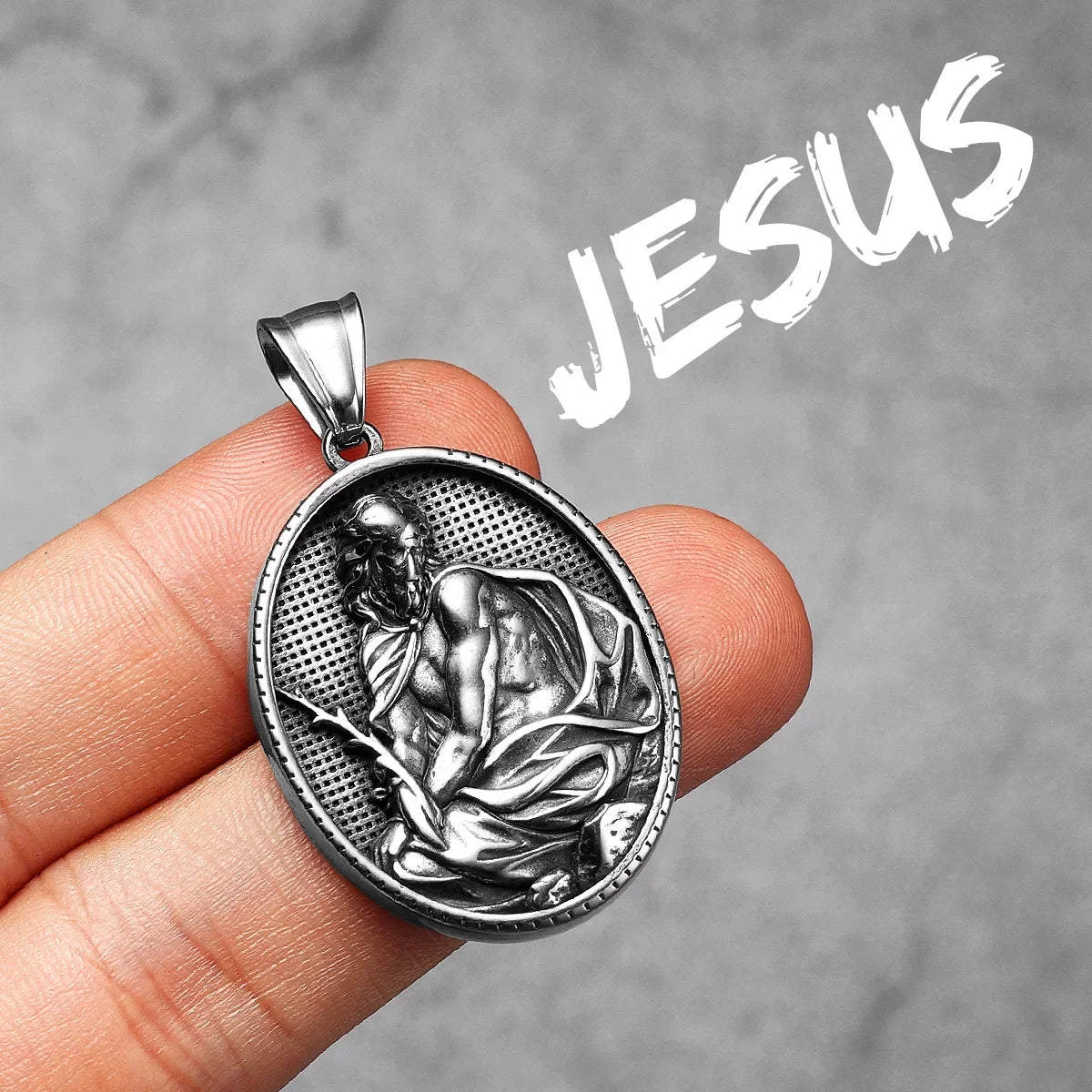 Spiritual Collection | 316L No Fade Stainless Steel Angels Saints Spiritual Pendants